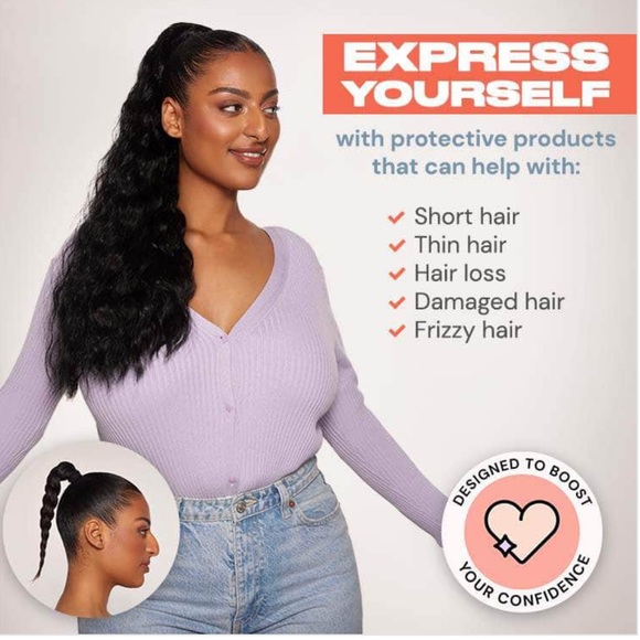 26" Extra Long Ponytail Clip in With Loose Spirals - Picture 2 of 8